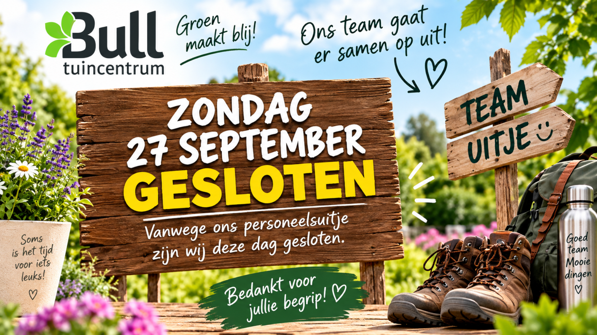 Personeels uitje 27 september