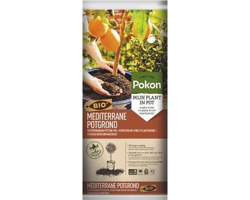 Bio Mediterrane Planten Potgrond Rhp Pokon Liter Tuincentrum Bull