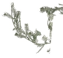 blad guirlande, 180 cm, groen, per stuk - afbeelding 4