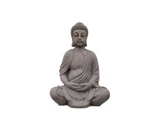 Boeddha, fiberclay, l 66 cm, b 52 cm, h 100 cm - afbeelding 1