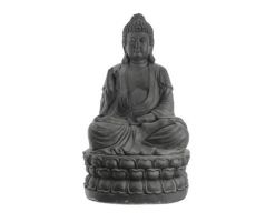 Boeddha, zittend, polystone - afbeelding 1