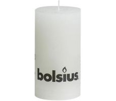Bolsius, stompkaars, rustiek, wit, b 7 cm, h 13 cm - afbeelding 2
