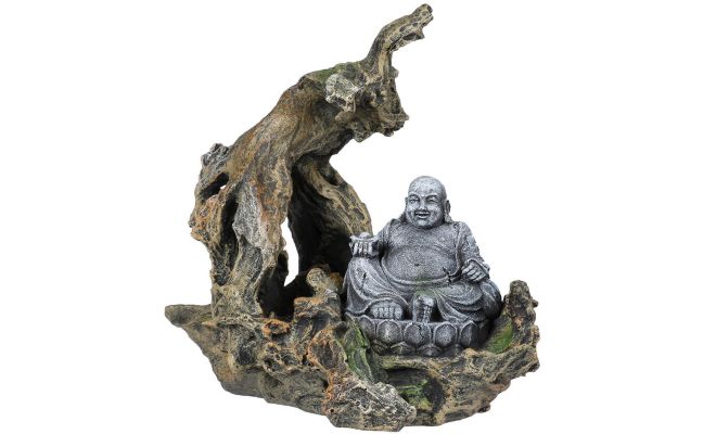 Buddha branche L 24 B 14.5 H 22cm - afbeelding 1