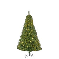 Charlton kerstboom led groen 280 LED 525 tips - H185 x Ø115 cm
