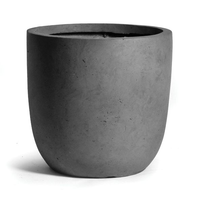 Clayfibre Egg Pot Lead  D 25 cm, H 25 cm - afbeelding 3