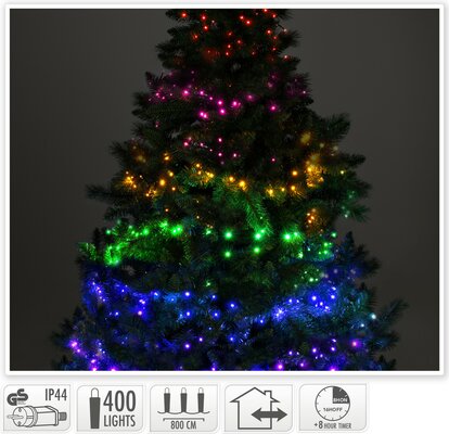 cluster multi kleuren 400 Led