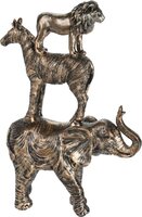 dieren stapel, 27 cm, goud - afbeelding 2