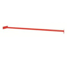 Duikelstang metaal 125 cm, rood. - afbeelding 2