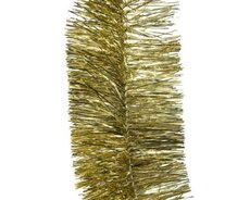 Guirlande Lametta D 7 cm, L 270 cm, Licht goud