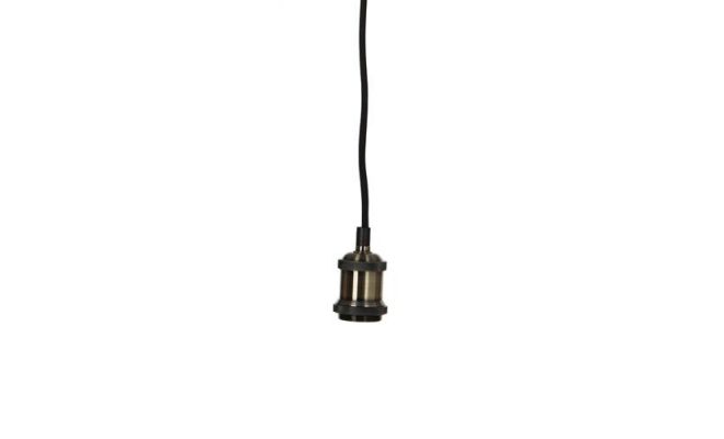 Hanglamp, fuga, zwart, b 10 cm, h 150 cm - afbeelding 1