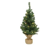 Mini led kunstkerstboom binnen, h 75 cm, 35 lights warm wit - afbeelding 1