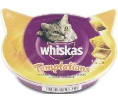 Kattenvoer, Whiskas Temptations, kip & kaas, 60 gram - afbeelding 2