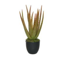 Kunstplant, aloe vera in pot - afbeelding 2