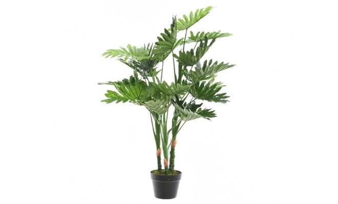 Kunstplant, philodendron in pot - afbeelding 1