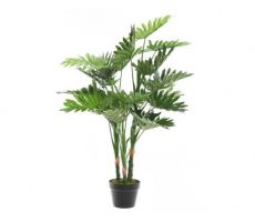 Kunstplant, philodendron in pot - afbeelding 1