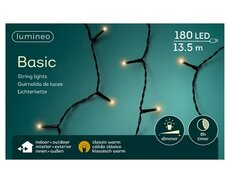 LED basic L 1350cm 180 lights zwart/klassiek warm, Led kerstverlichting