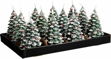 ledkaars boom 16 cm met deco