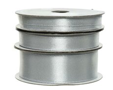 Polyesterlint, L 500 cm, Zilver, Per stuk - afbeelding 2