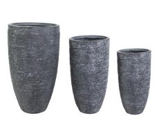 Utah High Vase Graphite D 44 cm, H 77 cm - afbeelding 5