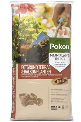 Pokon Bio Potgrond Terras & Balkon Planten 20L