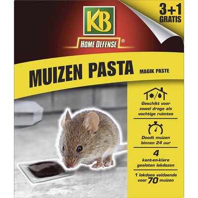 KB Muizen pasta alfa k&k lokdoos 4st