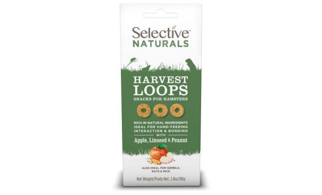 Natural loops harvest hamster 80g