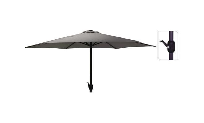 parasol dia 270cm donker grijs - afbeelding 1