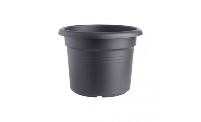 Pot, green basic, cilinder, zwart, 55 cm, Elho - afbeelding 1