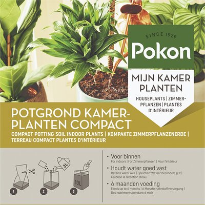 Pokon Kokos Potgrond Kamerplanten Compact 10L