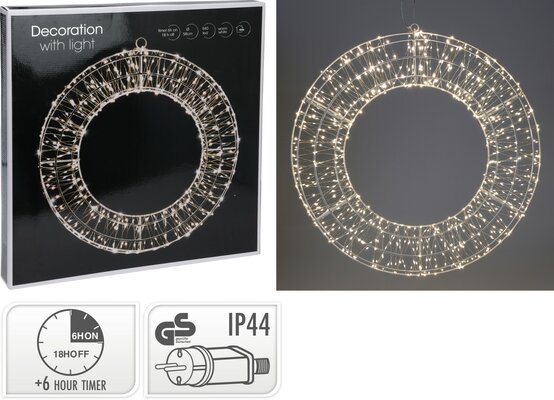 ring 58cm 840led warm wit