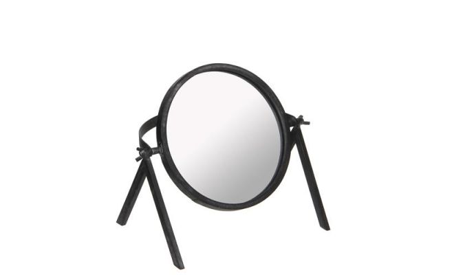 Spiegel, lindon, zwart, l 26 cm, b 19.5 cm, h 22.5 cm