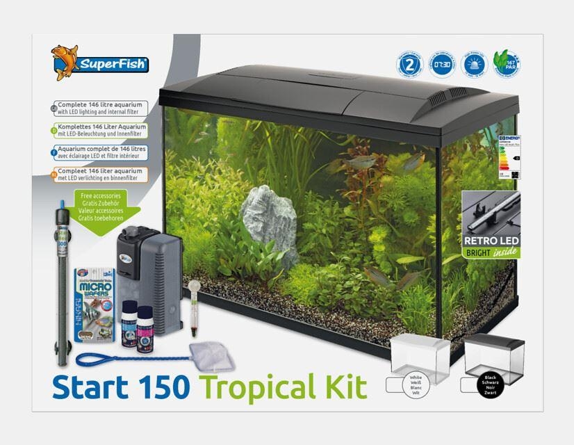 Start 150 Tropische Vis Kit Zwart Superfish Tuincentrum Bull