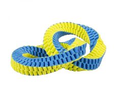 Supa` nylon double hoop blauw/geel - afbeelding 2