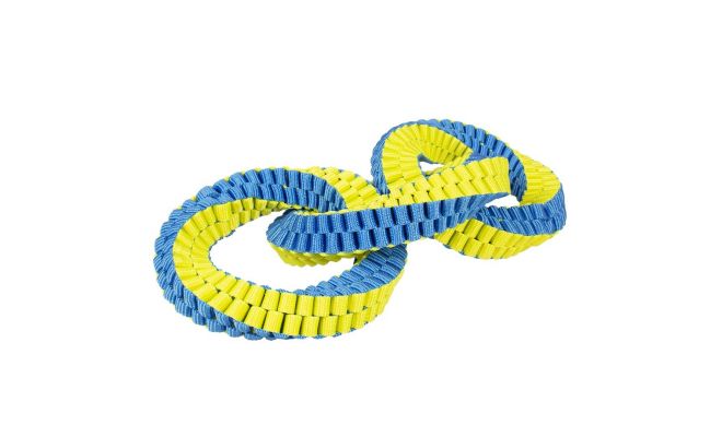 Supa` nylon triple hoop blauw/geel - afbeelding 1