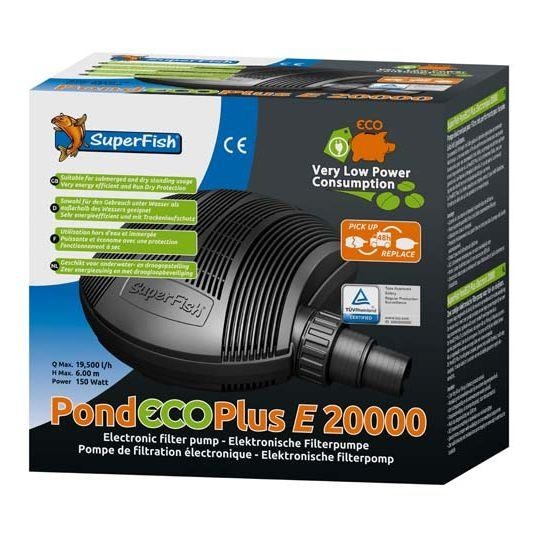 SUPERFISH Pond Eco Plus E 20 000 150 W Luchtpomp Tuincentrum Bull