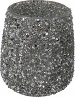 theelichthouder 10 cm zilver