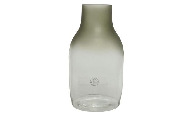 Vaas glas ovaal l19b18h35cm trnsp