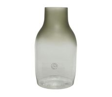 Vaas glas ovaal l19b18h35cm trnsp